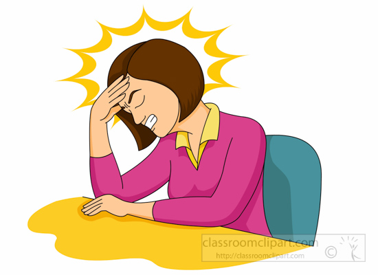 550x400 Migraine Clipart