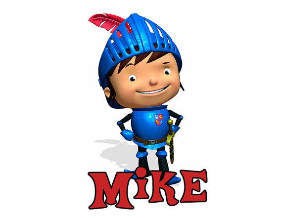 570x441 Kids Personalized Mike The Knight T Shirt Or One Polkabeaninc