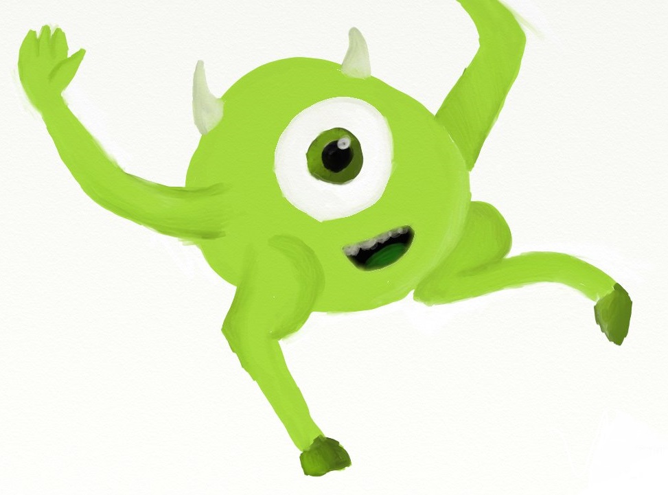 973x721 Mike Wazowski Except With Horse Legs By Heckarooni