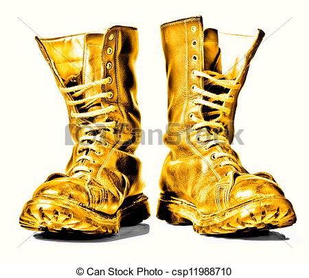 450x405 Military Boots Clipart