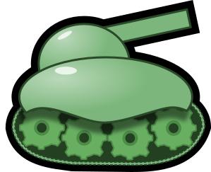 299x243 Green Tank Clipart