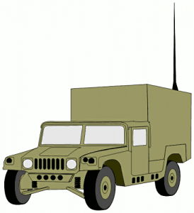 274x300 Army Clipart Humvee