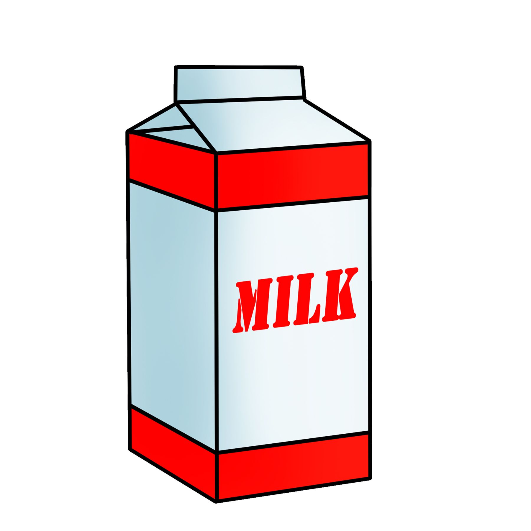 1800x1800 Free Red And White Milk Carton