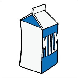 250x250 School Milk Carton Clip Art