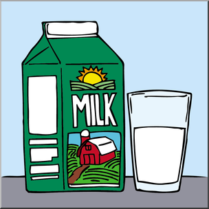 304x304 Clip Art Milk Color I Abcteach