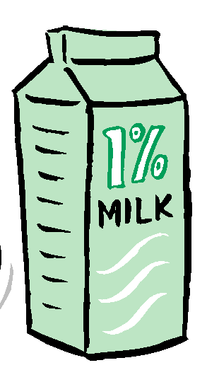 293x523 Low Fat Milk Clipart