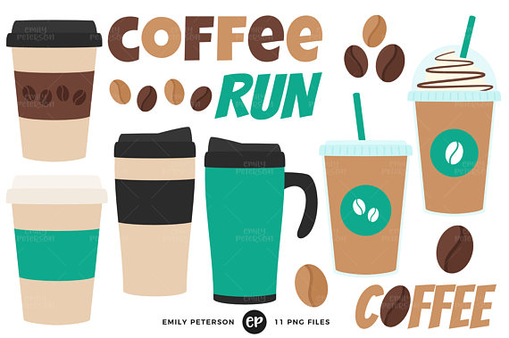 570x379 Coffee Clip Art, Travel Mug Clipart, Coffee Addict Clip Art