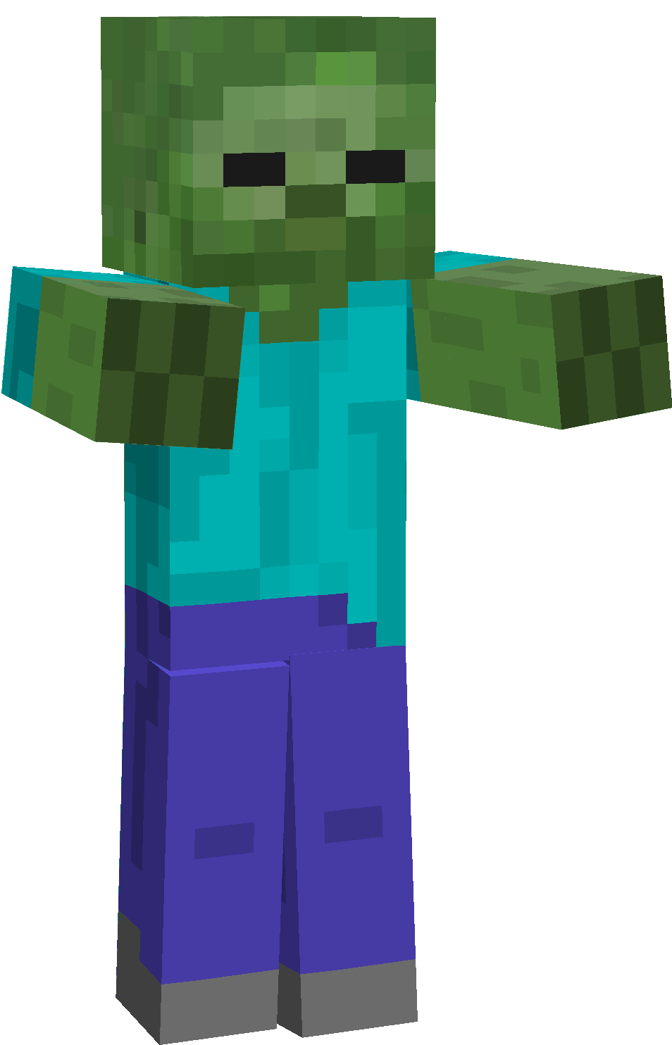 954x1484 Zombi Minecraft Mobs, Craft And Sinterklaas