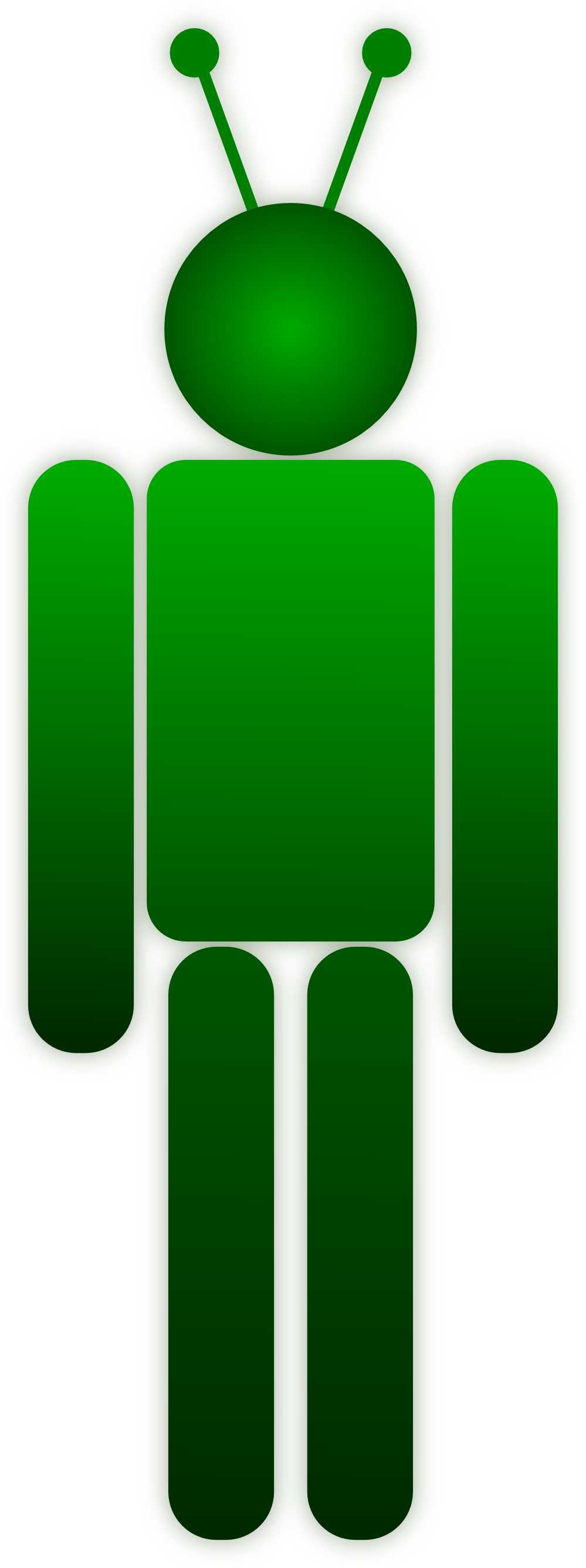 999x2673 Clip Art Robot 1 Geometry Poster