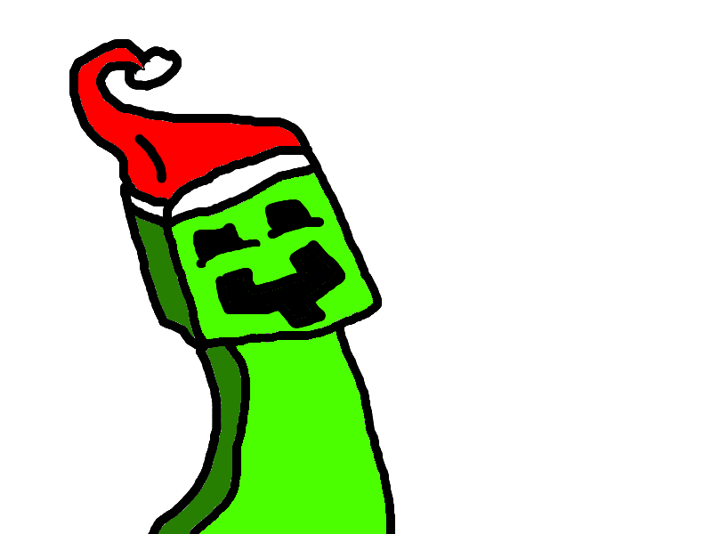 800x600 Minecraft Christmas Clipart