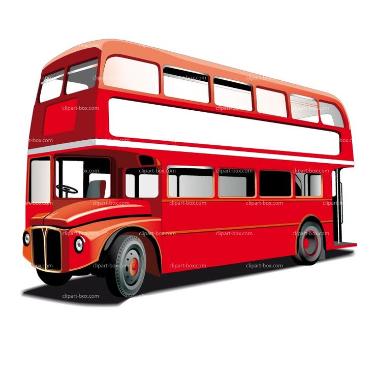 736x736 London Bus Clipart