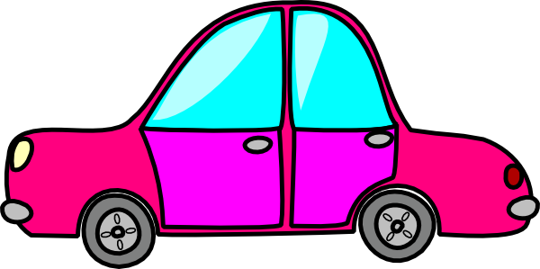 600x299 Clipart Pink Car Cartoons Pictures Free Download Clip Art
