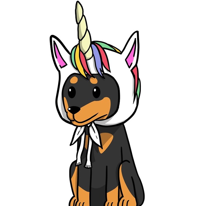 800x800 Funny Unicorn Miniature Pinscher Spiral Notebooks By Ilovepaws