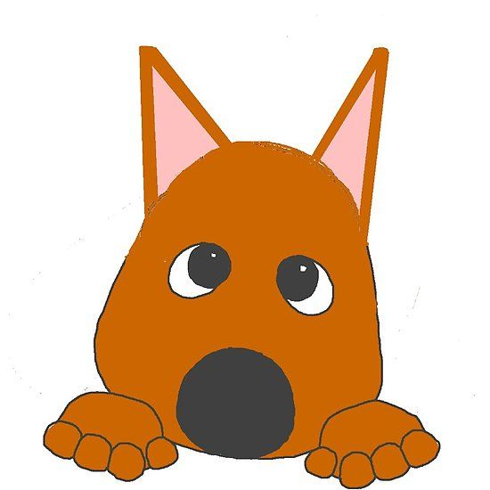 550x550 Miniature Pinscher Stag Red Peeking Cartoon Miniature Pinscher