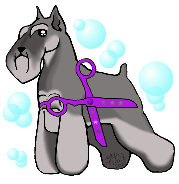 582x598 Miniature Schnauzer Logo By Thescrumptiouspooch