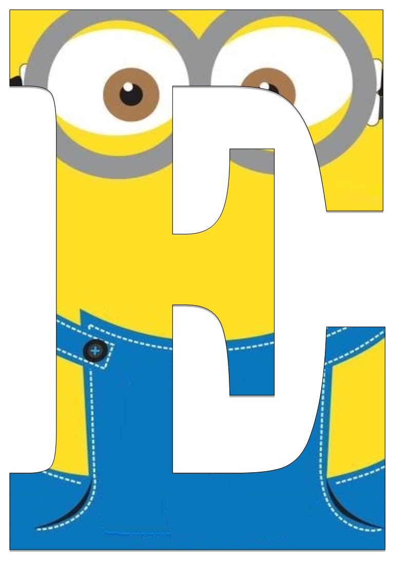 793x1096 Letter Clipart Minion