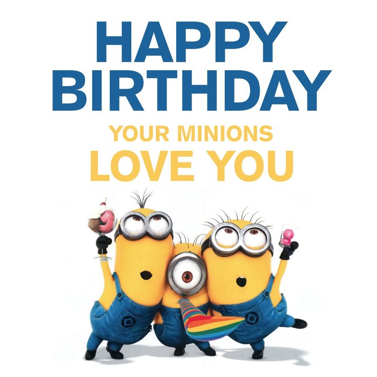 736x736 Minions Happy Birthday Clip Art