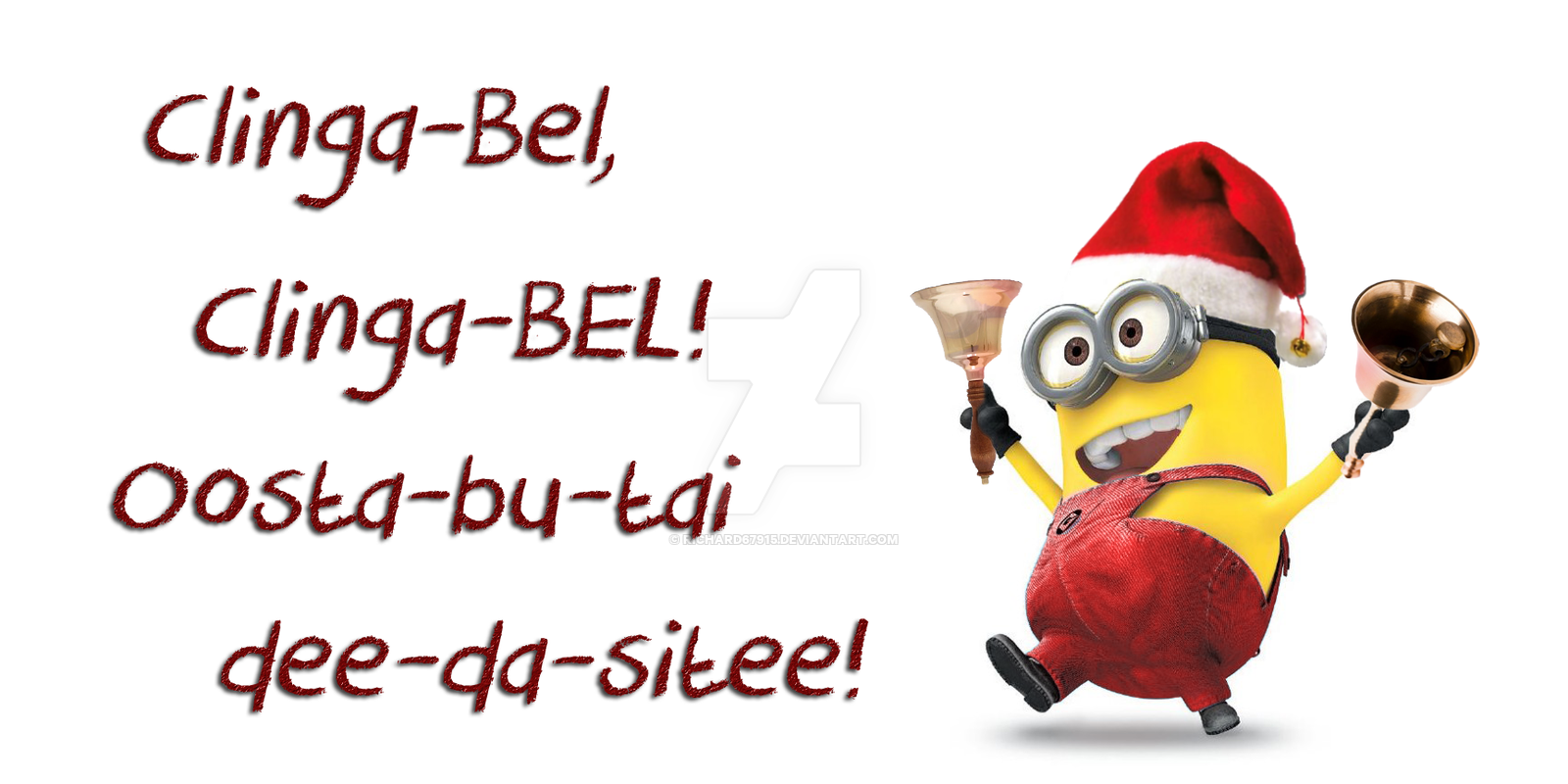 1600x800 Merry Christmas Minions Clipart