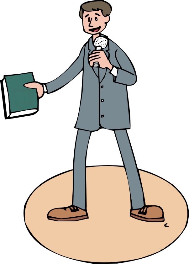 603x842 Minister Preaching Clipart