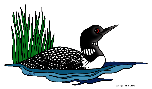 648x379 Animals Clip Art By Phillip Martin, Canadian Loon