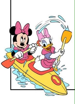 309x427 Canoeing Minnie Amp Mickey Canoeing