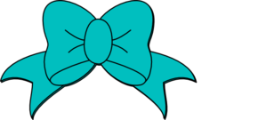 299x135 Teal Minnie Mouse Bow Clip Art