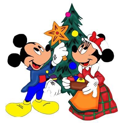 400x400 Mickey Mouse Christmas Clip Art Labels Animation , Cartoons
