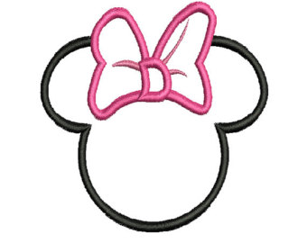 340x270 Mouse Minnie Outline Clipart