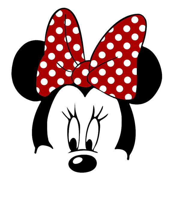 570x738 Minnie Mouse Face
