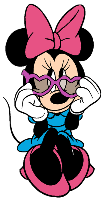 350x664 Minnie Mouse With Glasses Clipart Amp Minnie Mouse With Glasses Clip