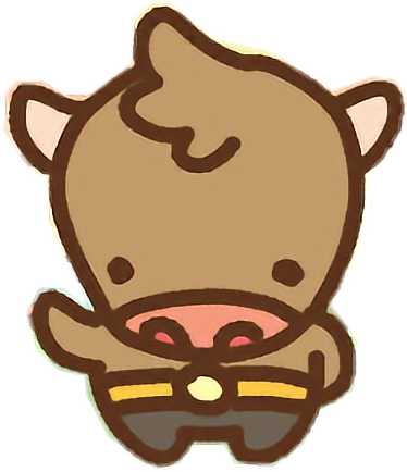 374x434 Clawbert Cute Kawaii Cartoon Happy Bull Minotaur Greek