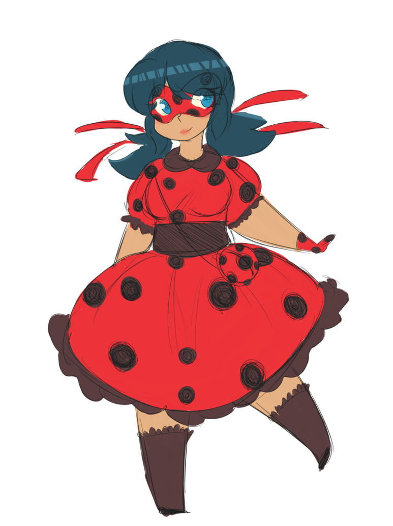 773x1033 Miraculous Ladybug Lady's Dress By Silverknight27