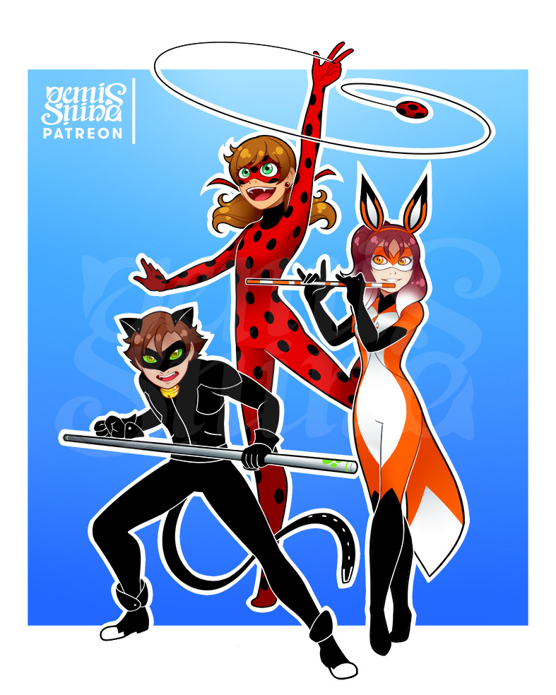 787x984 Geminine Art (Miraculous Ladybug Month At My Patreon! Get )