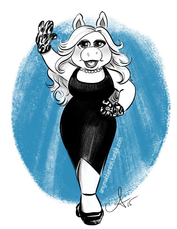 600x776 Up Late With Miss Piggy!reblog If You Just Want This Show By
