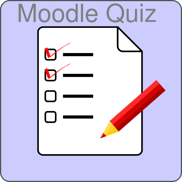 600x600 Moodle Quiz Clip Art
