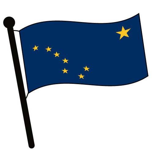 500x500 Waving State Flags Clip Art