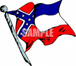 300x260 State Flag Of Mississippi