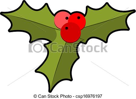 450x330 Vector Drawing Of A Mistletoe Eps Vectors