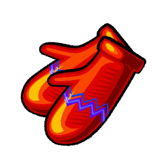 331x321 Red Mitten Clipart