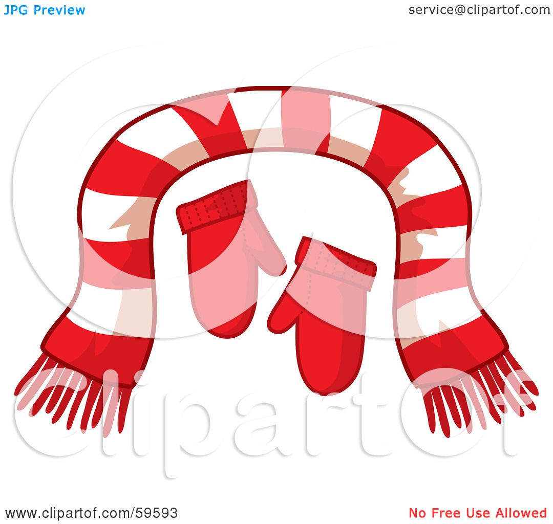 1080x1024 Royalty Free (Rf) Clipart Illustration Of A Pair Of Red Mittens