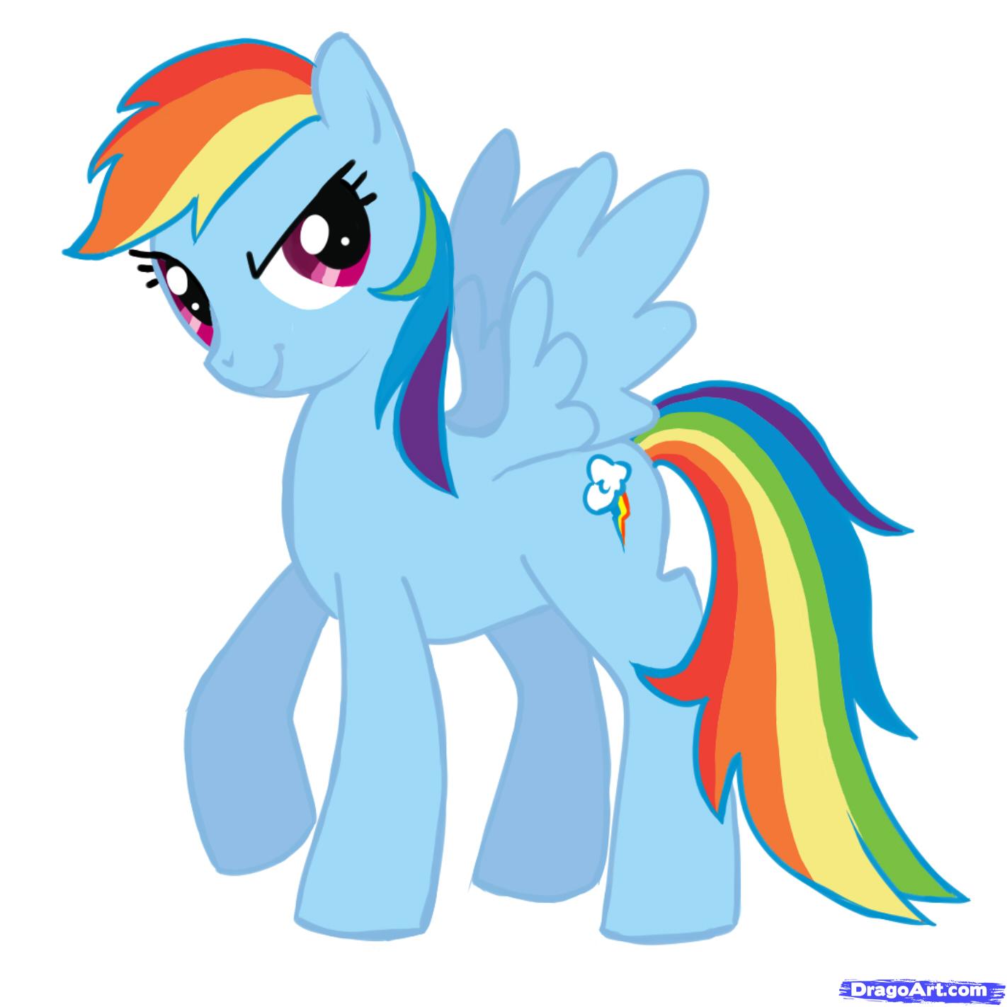 1422x1422 Extraordinary My Little Pony Clipart 20 Drawing Rainbow Dash 53