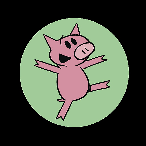 600x600 Mo Willems Character Stickers