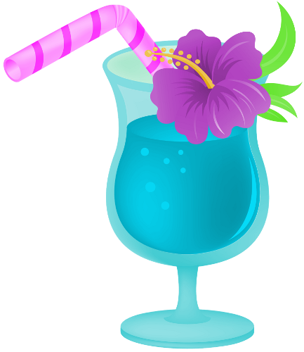 433x500 Tropical Drink Png By Clipartcotttage Praia