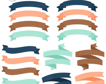 340x270 Impressive Idea Clipart Banner Banners Set Spring Brights Ribbon