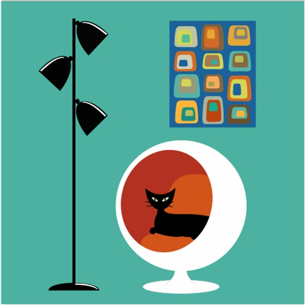 600x600 Mid Century Modern Clipart