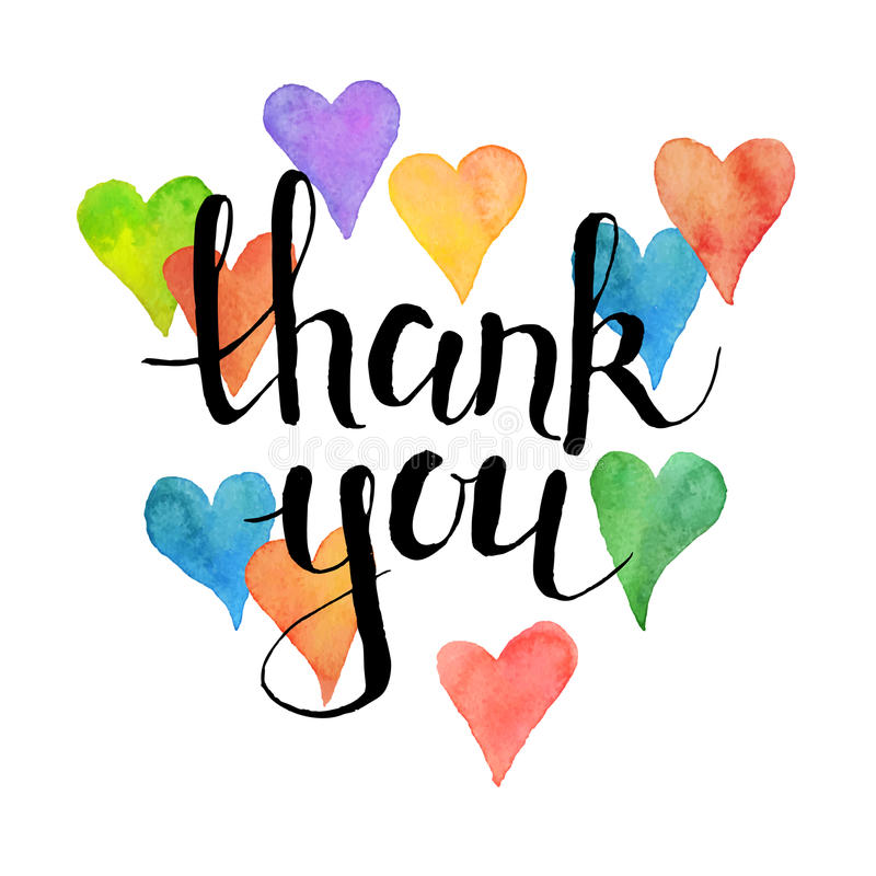 800x800 Thank You Heart Clip Art Thank You Card Lettering Watercolor