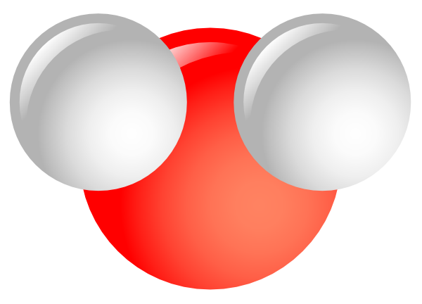 600x432 Water Molecule Clip Art Free Vector 4vector