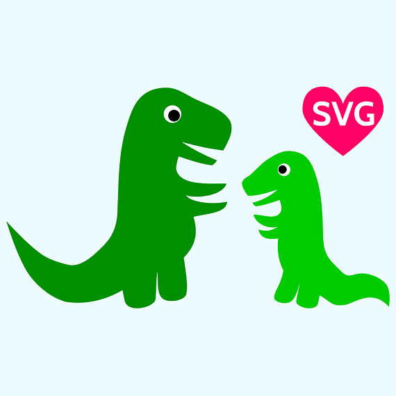 570x570 Mom And Baby Dinosaur Svg Files For Cricut, Svg Dinosaur Clipart