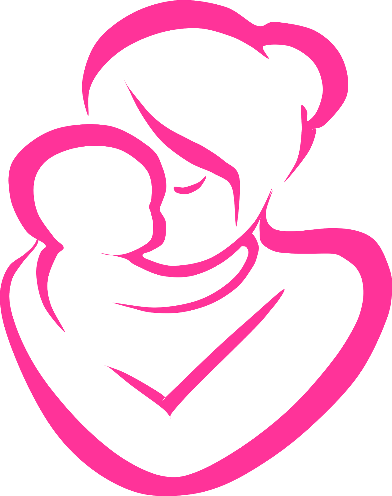 1264x1600 Pictures Mother And Baby Clip Art,