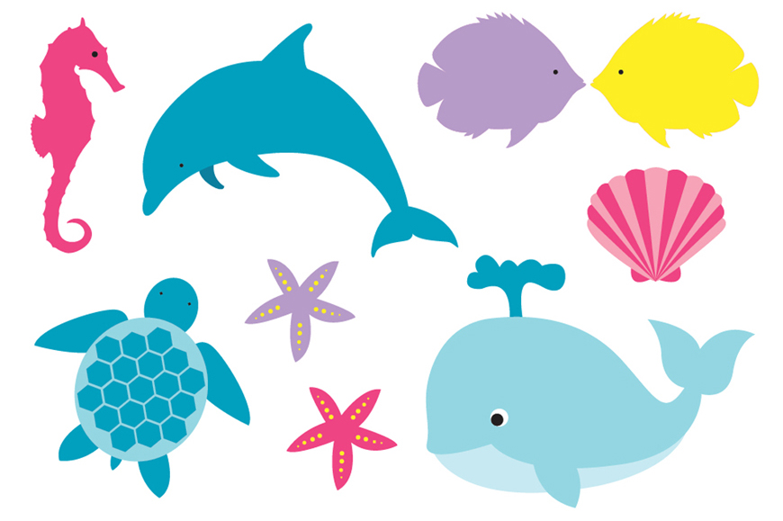 870x579 Pink Baby Whale Clipart